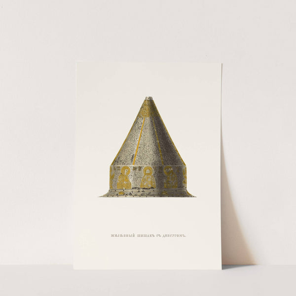 Zheleznyi shishak s Deisusom by Fedor Grigoryevich Solntsev