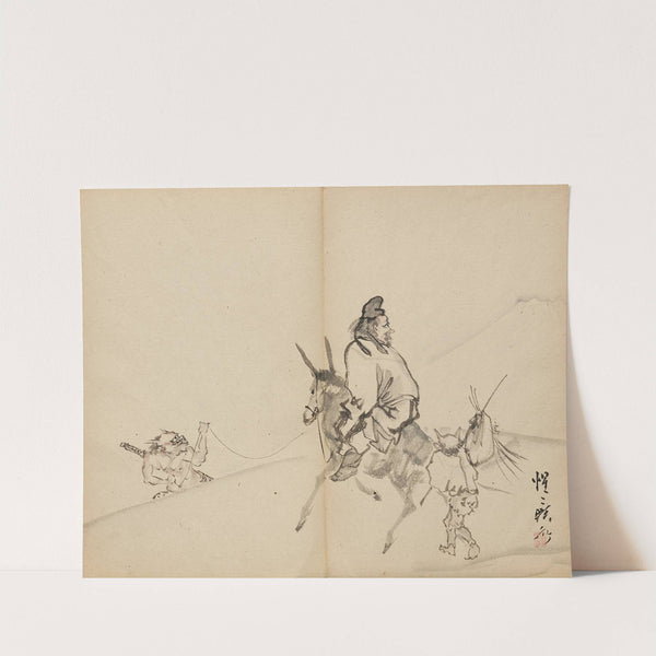 Zhong Kui (1800s) by Kawanabe Kyōsai