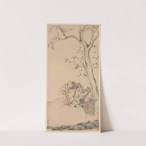 Zhong Kui Supported by Ghosts by Luo Ping