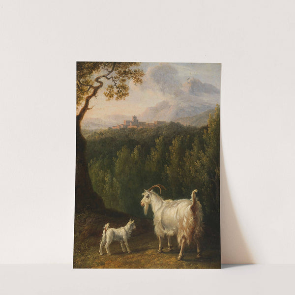 Ziege am Bachlauf by Jakob Philipp Hackert