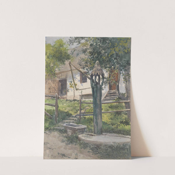 Ziehbrunnen in Neuhofen an der Ybbs by Carl Pippich