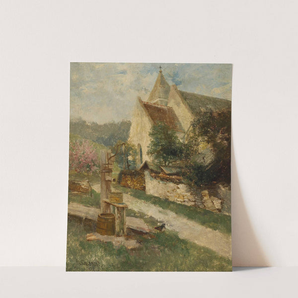 Ziehbrunnen vor der Kapelle by Paul Unbereit