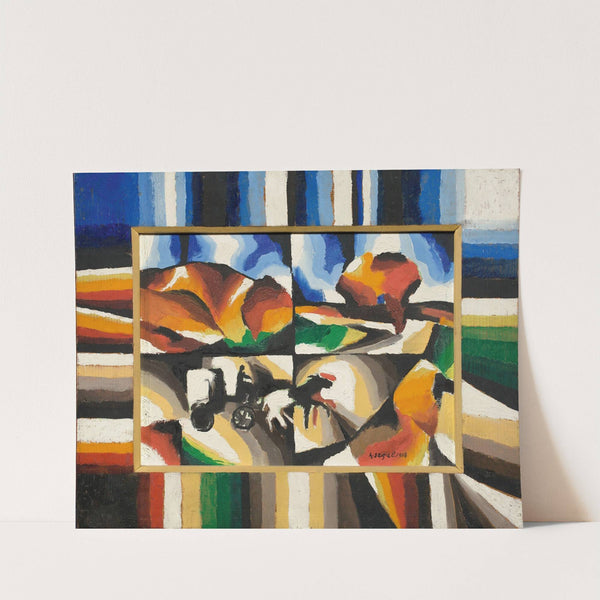 Ziehendes Pferd (1918) by Arthur Segal