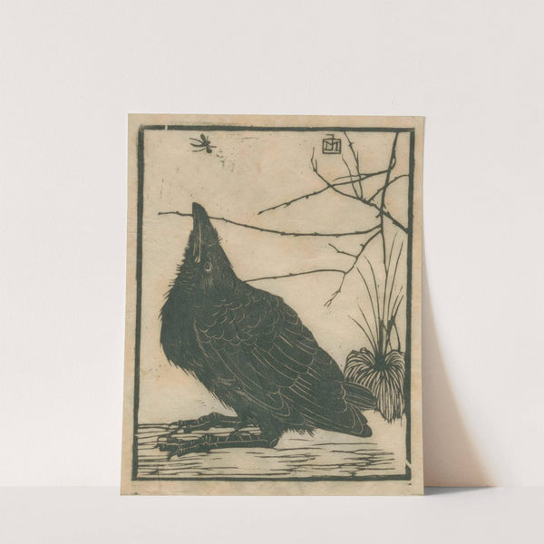 Zieke kraai (1918) by Jan Mankes