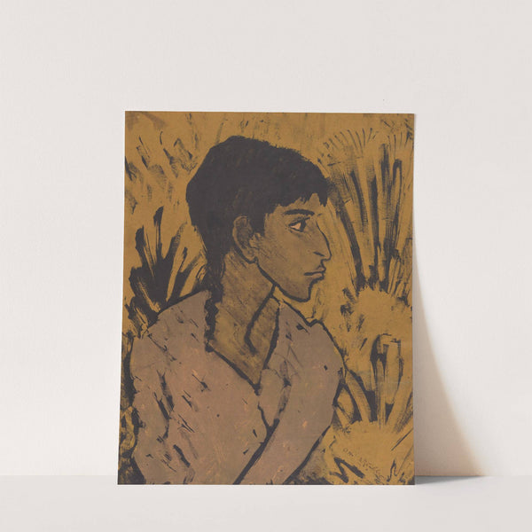 Zigeunerin im Profil (1926-1927) by Otto Mueller