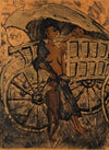 Zigeunerin mit Kind vor dem Planwagen (1926)