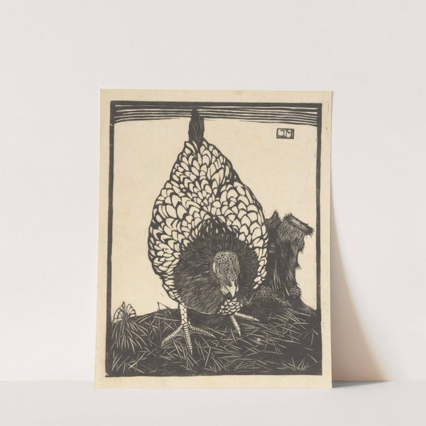 Zilverwyandotte (1917) by Jan Mankes