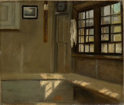 Zimmerecke in Bauernhaus (1861)