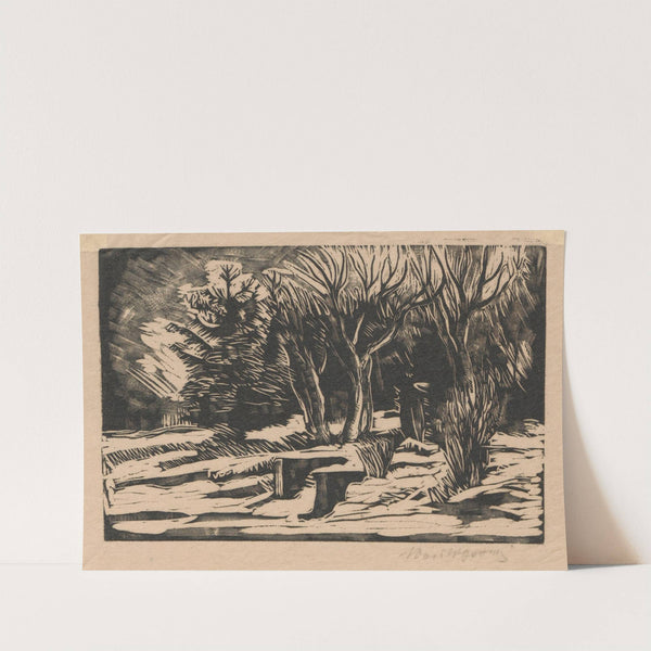 Zimowy pejzaż (1938) by Wacław Wąsowicz