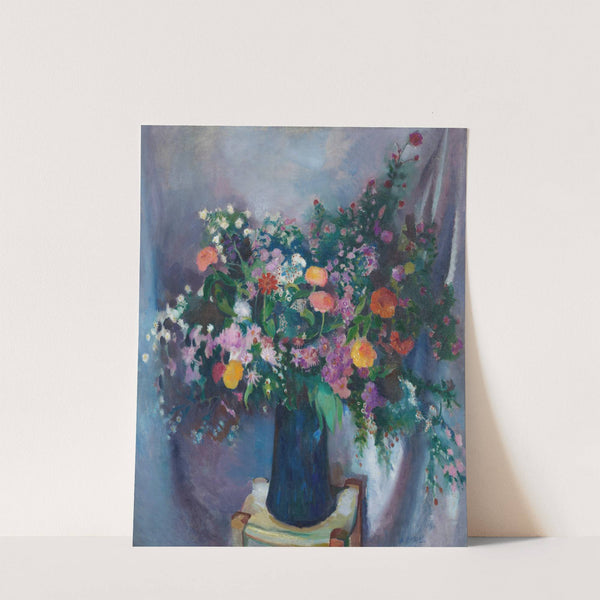 Zinnias and Asters by Arthur Beecher Carles