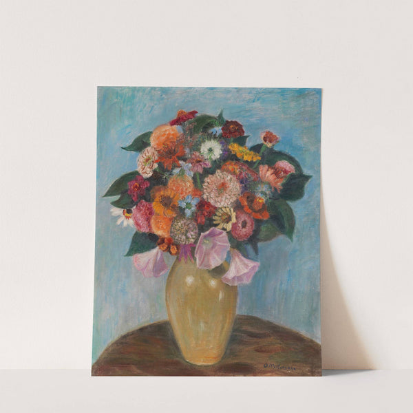Zinnien und Malven by Otto Modersohn