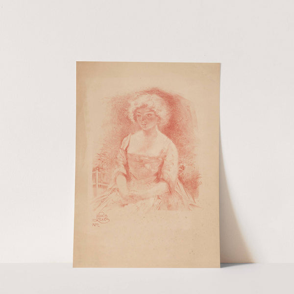 Zittend meisje (1928) by Huib Luns