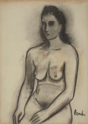 Zittend naakt (1948)