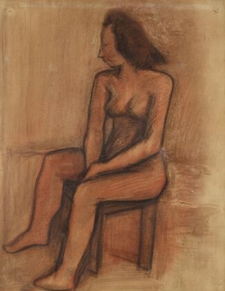 Zittend naakt (1943)