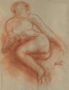 Zittend naakt (1937)