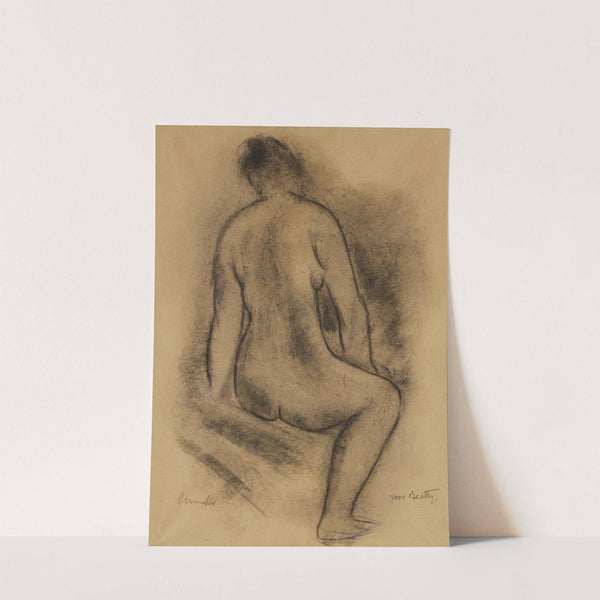 Zittend naakt (1947) by Constant Permeke