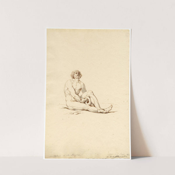 Zittende man by David Humbert de Superville