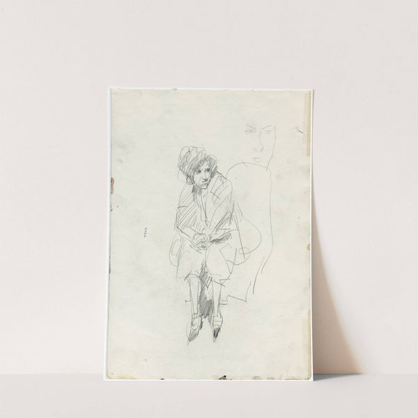 Zittende vrouw by Isaac Israëls