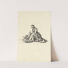 Zittende vrouw met kind by David Humbert de Superville