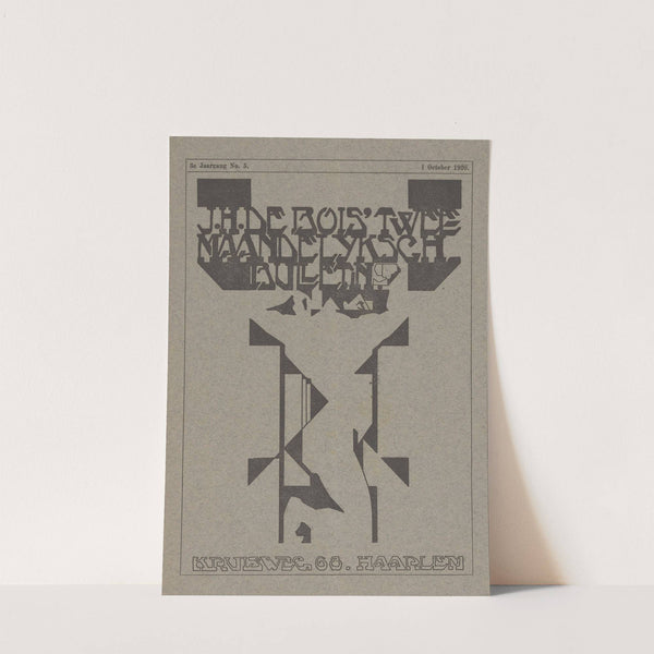 Zittende vrouw (op de laatste bladzijde van J.H. de Bois' Tweemaandelijksch Bulletin) by Reijer Stolk