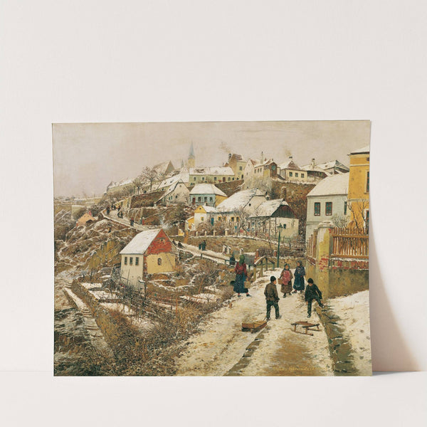 Znaim Im Schnee Ii by Theodor Von Hörmann