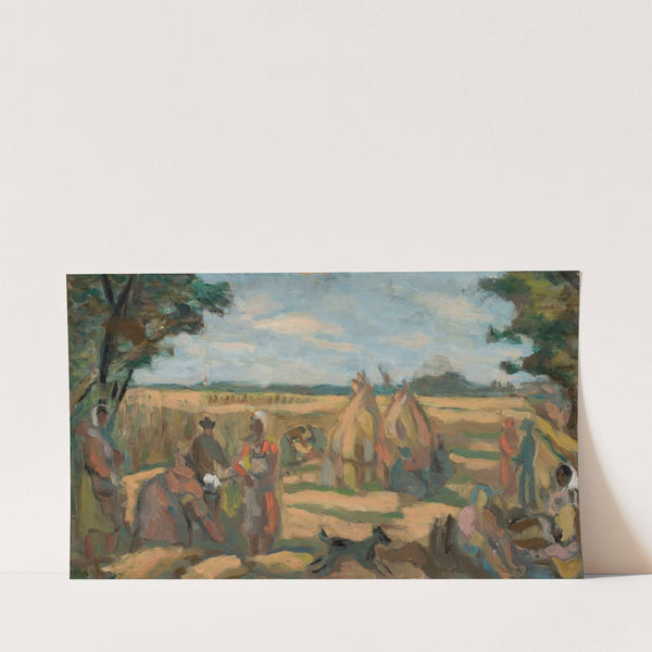 Żniwa (1938) by Wacław Wąsowicz