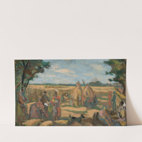 Żniwa (1938) by Wacław Wąsowicz