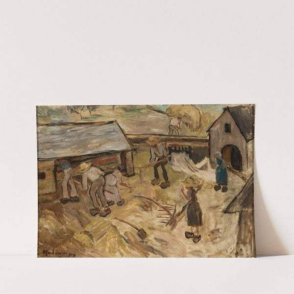 Żniwa by Tadeusz Makowski