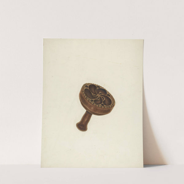 Zoar Butter Mold by John Wilkes