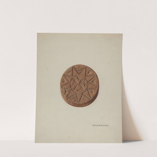 Zoar Buttermold by Fritz Boehmer