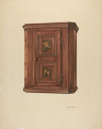 Zoar Cherry Bonnet Cabinet