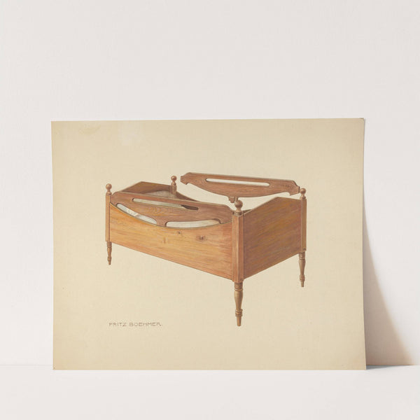 Zoar Child's Bed by Fritz Boehmer