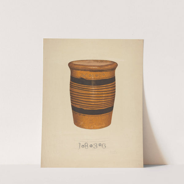 Zoar Flower Pot (c. 1937) by Richard Barnett