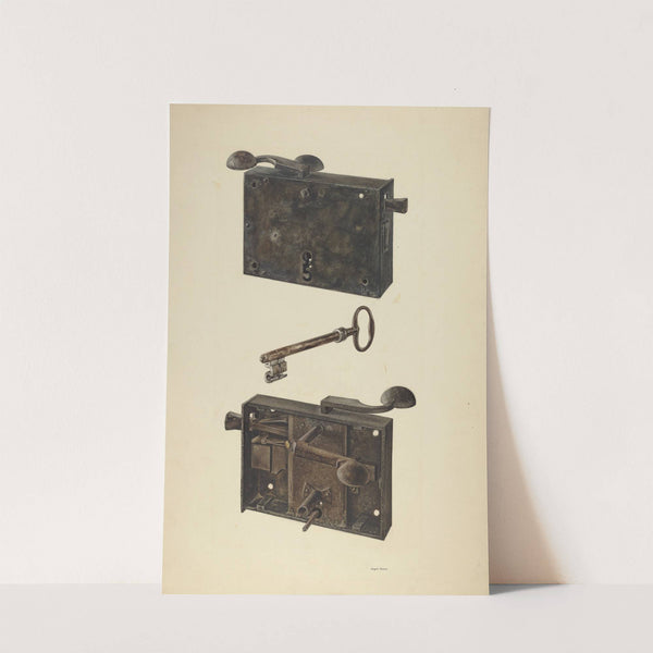 Zoar Lock w- Key by Angelo Bulone