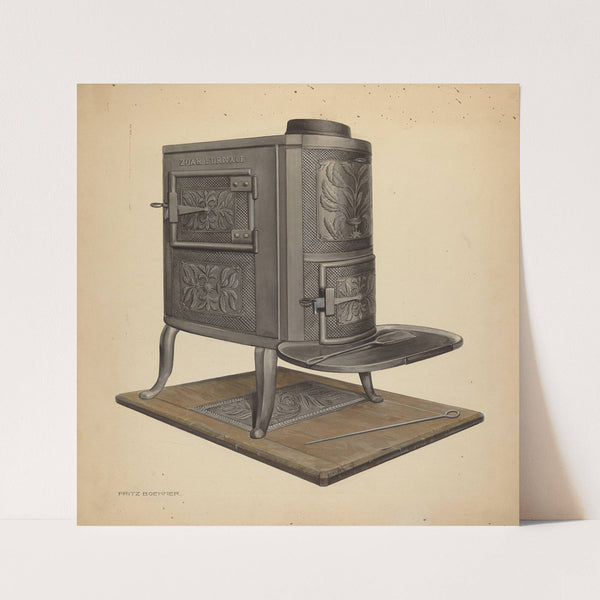 Zoar Stove by Fritz Boehmer