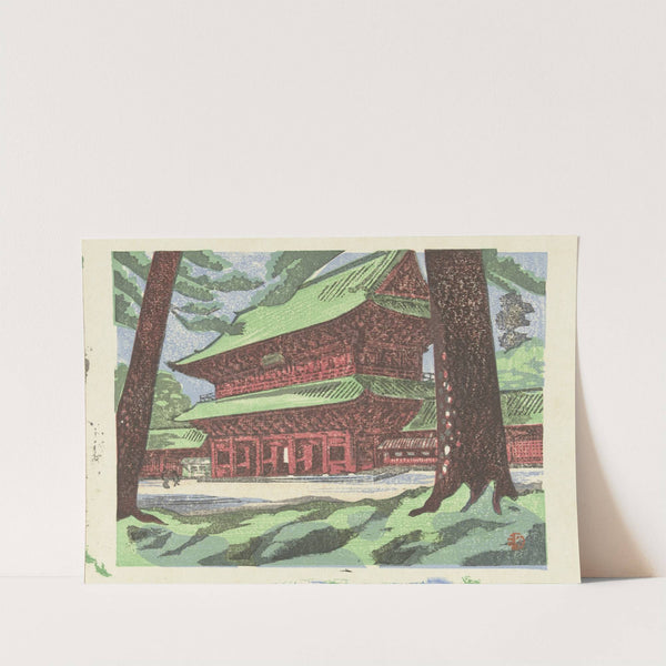 Zojoji Temple (1945) by Yamaguchi Gen