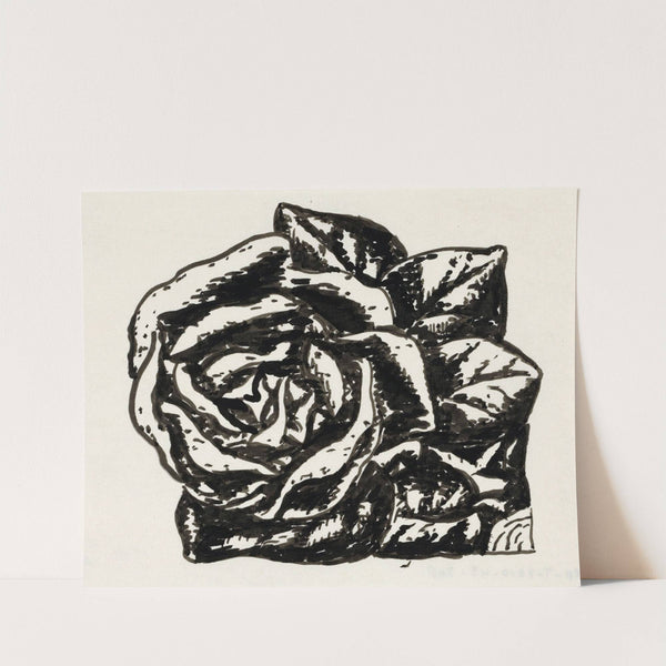 Zonder titel (roos) (1935) by Leo Gestel