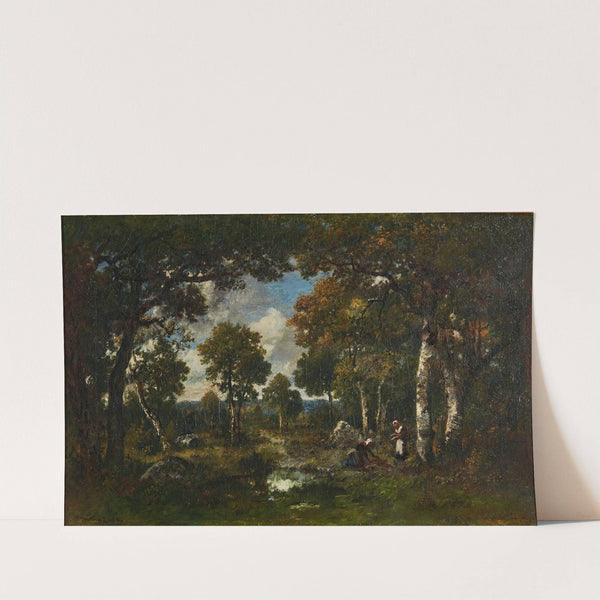 Zone Peu Boisée, Rochers Et Fagotiére (1863) by Narcisse-Virgile Diaz de La Peña