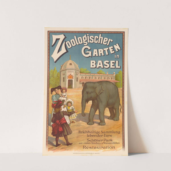 Zoologischer Garten in Basel (circa 1900) by Emil Beurmann