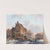 Zugefrorener Kanal in einer holländischen Stadt by Adrianus Eversen