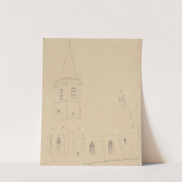 Zum heiligen Kreuz in Assmannshausen by Friedrich Wilhelm Ludwig