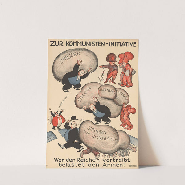 Zur Kommunisten-Initiative (1925) by Otto Plattner