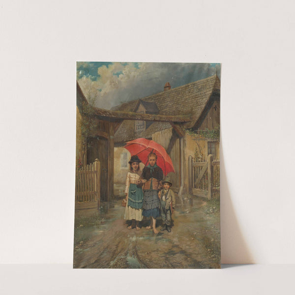 Zur Schule by Edmund Krenn