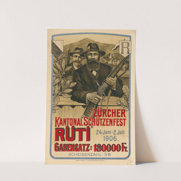 Zürcher Kantonal Schützenfest. Rüti 1906 (1906) by Georg Gysin
