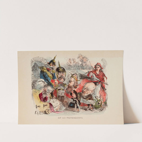 Zut aux prétendants (19th Century) by Victor Coindre