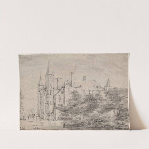 Zuylen Castle Near Utrecht (c. 1646–47) by Roelant Roghman