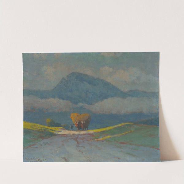 Zvážanie sena (1905–1915) by Ľudovít Čordák