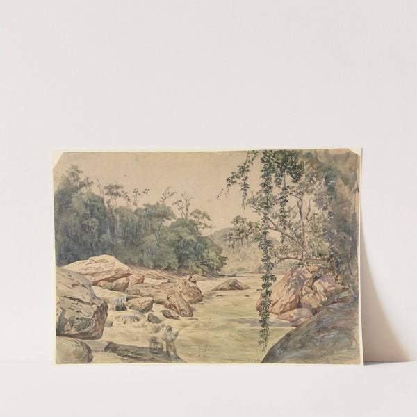 Zwei Angler am Parahybafluss (1859) by Ferdinand Keller