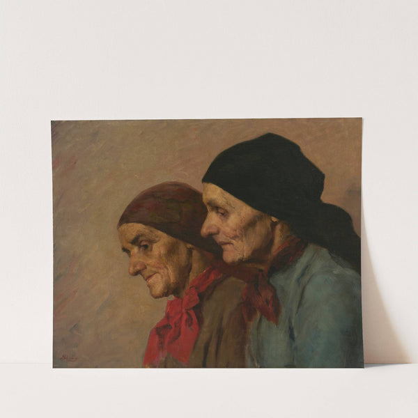 Zwei Bäuerinnen (1900) by Alois Schlichtig