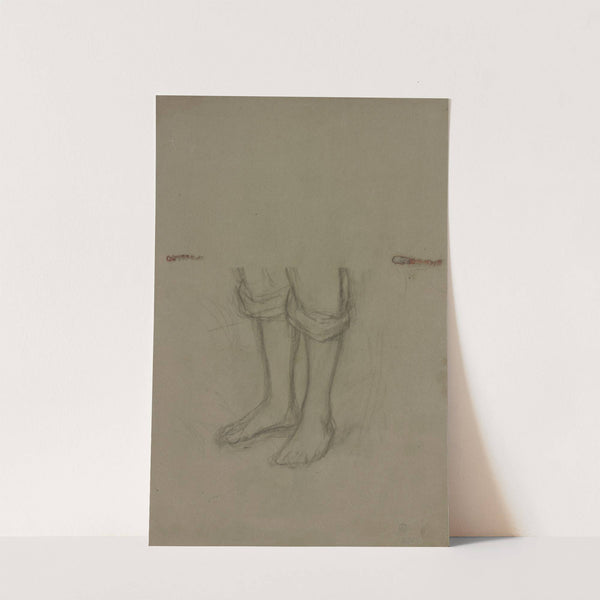 Zwei Beine in kurzen Hosen by Otto Scholderer
